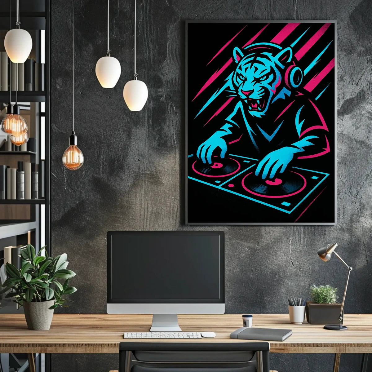 Dj Tiger Vibes Poster