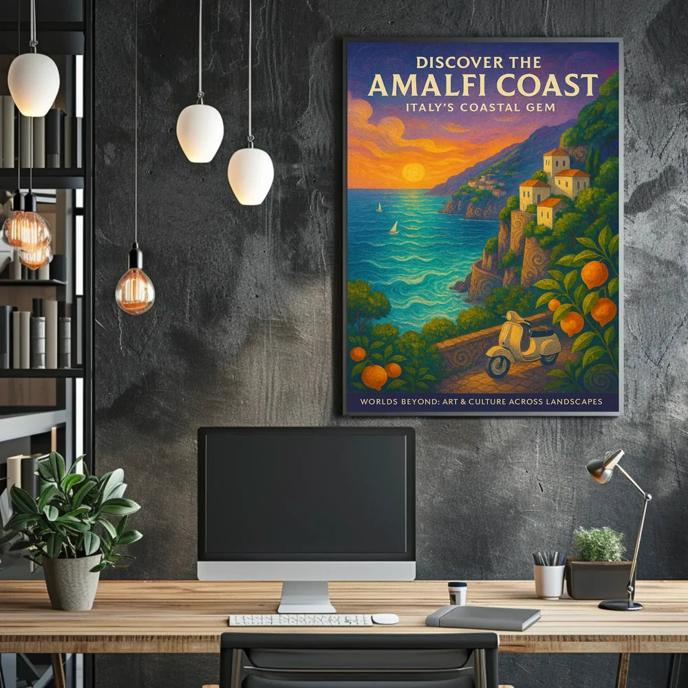 Discover the Worlds Beyond: Art & Culture Exploration Poster