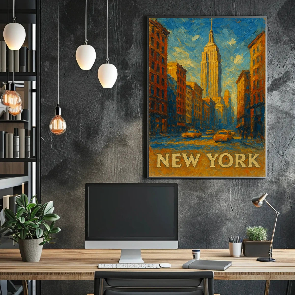 New York Cityscape Poster