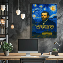 Ulysses S. Grant 18th President of the United States Presidential Masterpiece Series Poster