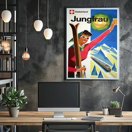 Explore the Jungfrau Region Poster PosterGoat
