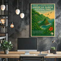 Explore American Samoa National Park Adventure Poster