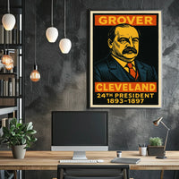 Grover Cleveland 24th President Poster