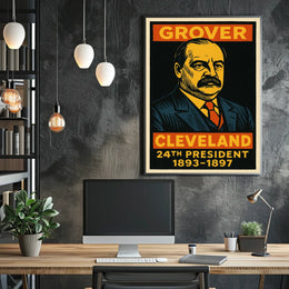 Grover Cleveland 24th President Poster