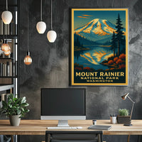 Mount Rainier National Park Poster
