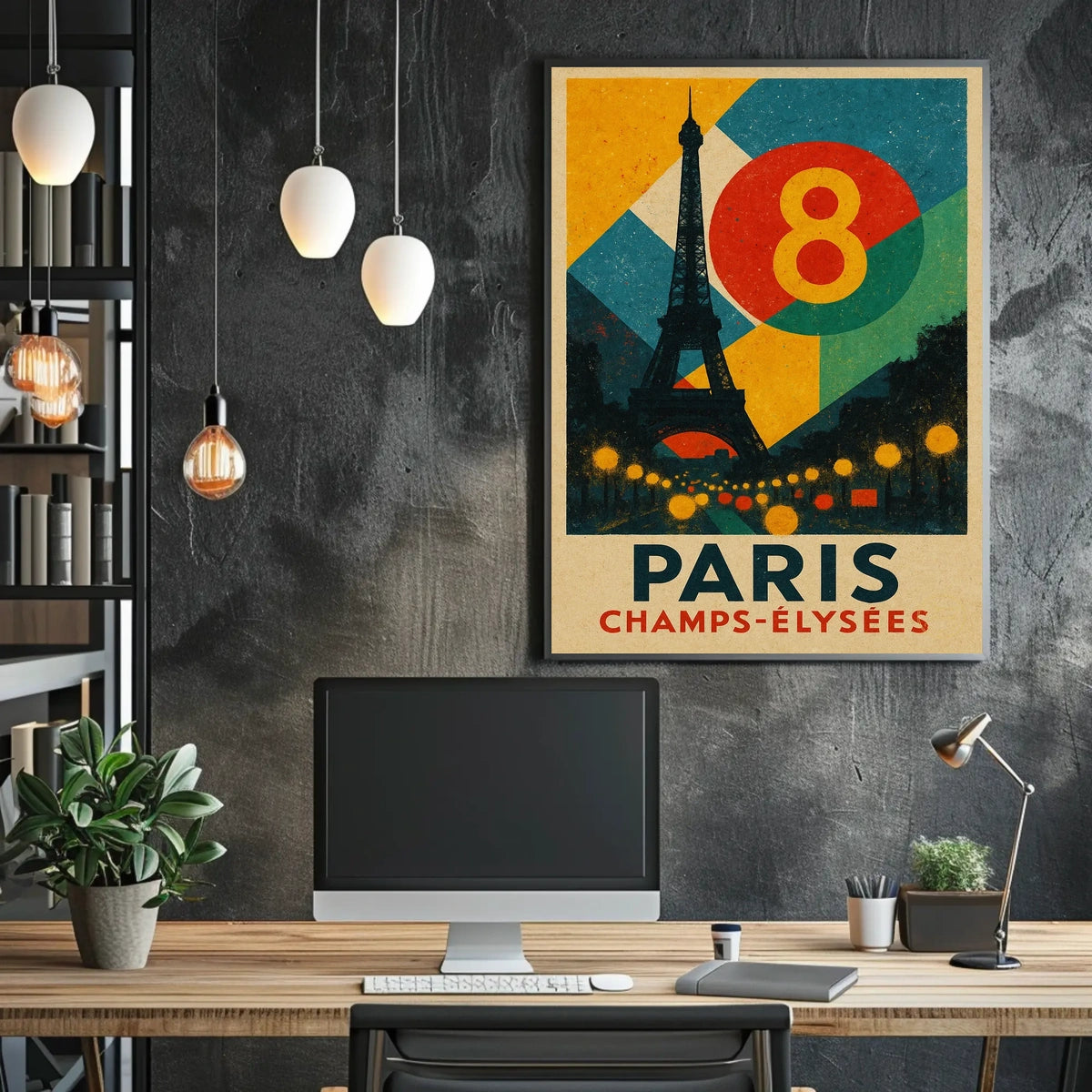 Paris Champs-Élysées Poster