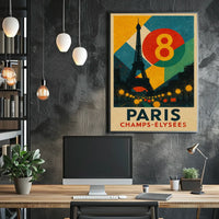 Paris Champs-Élysées Poster