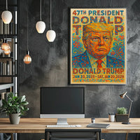Donald Trump Mosaic Legacy Bold Patriot Poster