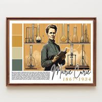 Marie Curie: Pioneer of Radioactivity Poster