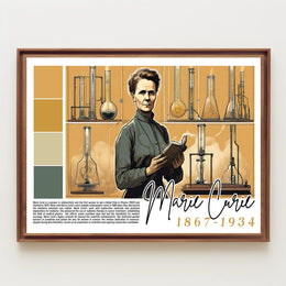 Marie Curie: Pioneer of Radioactivity Poster