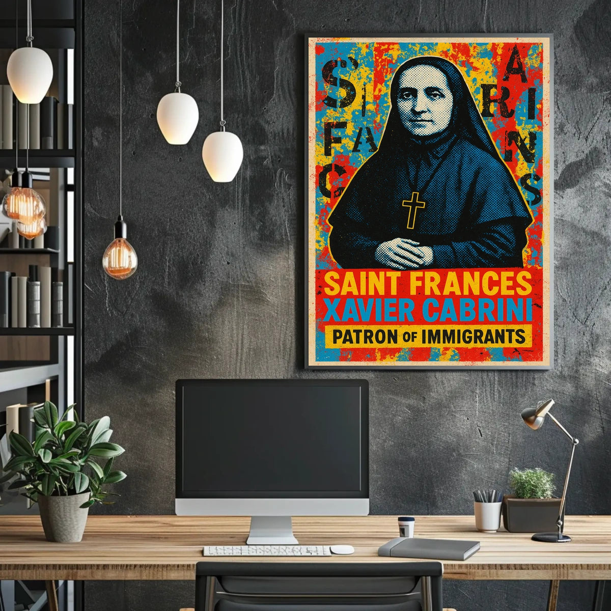 Saint Frances Xavier Cabrini Patron Of Poster