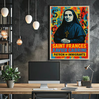 Saint Frances Xavier Cabrini Patron Of Poster