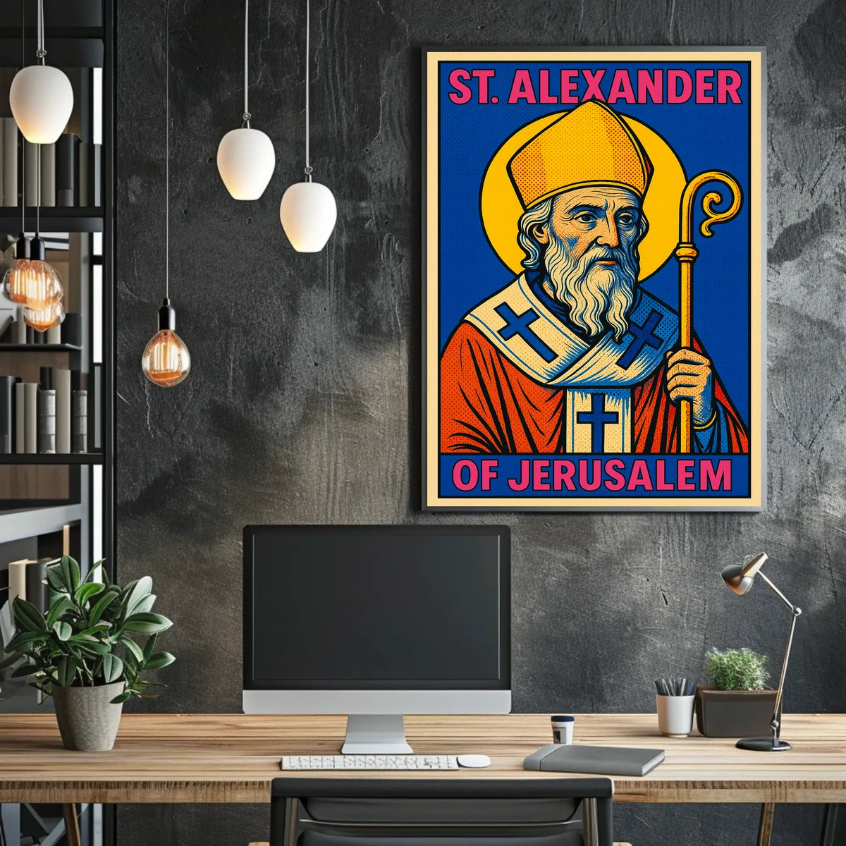 St. Alexander Of Jerusalem Poster
