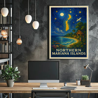 Northern Mariana Islands Travel Poster