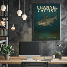 Channel Catfish Poster PosterGoat