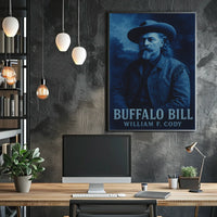 Buffalo Bill Western Heritage Art Print Cultural or Heritage Poster