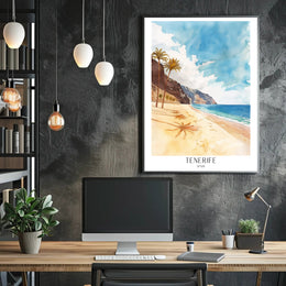 Tenerife Beachscape Poster PosterGoat