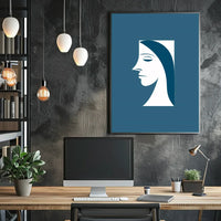 Vintage-Inspired Abstract Art Poster