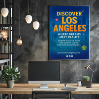 Discover Los Angeles Wall Art Print PosterGoat