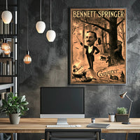 Magical Performance in Enchanted Forest Artistic Poster