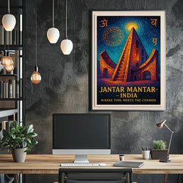 Jantar Mantar Cosmic Poster Wall Art Print
