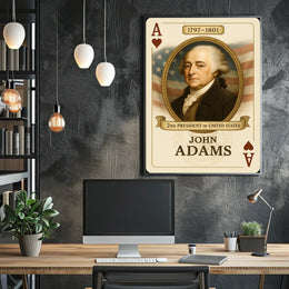 John Adams Second President History Print Legacy Poster