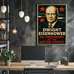 Dwight Eisenhower 34th President Poster