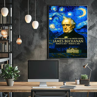 James Buchanan 15th President of the United States Presidential Masterpiece Series Poster