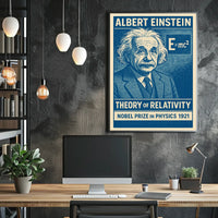 Albert Einstein Theory Of Relativity Poster