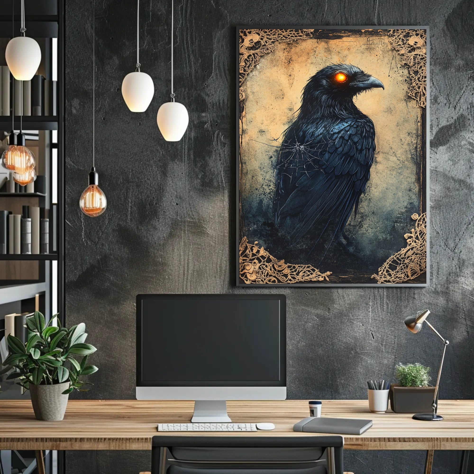 The Enigmatic Raven Poster