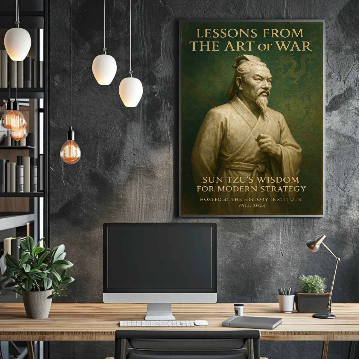 Sun Tzus Wisdom for Modern Strategy Poster