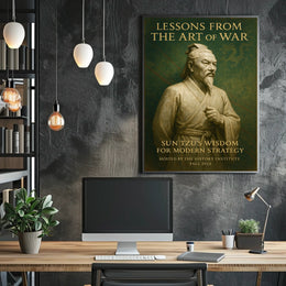 Sun Tzus Wisdom for Modern Strategy Poster