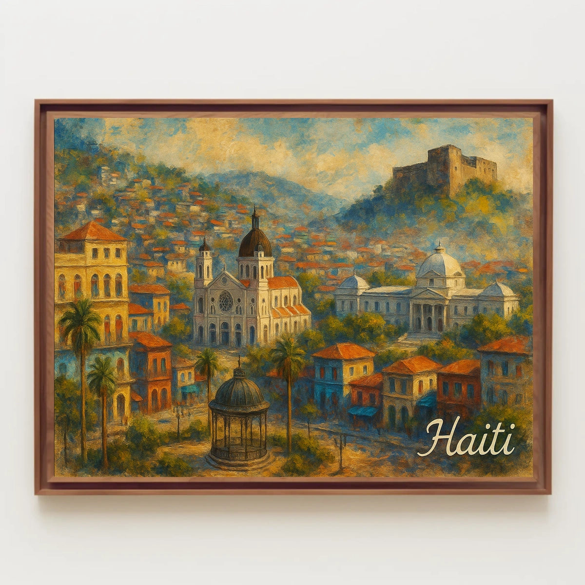 Scenic View of Haiti Poster
