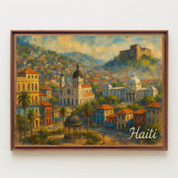 Scenic View of Haiti Poster