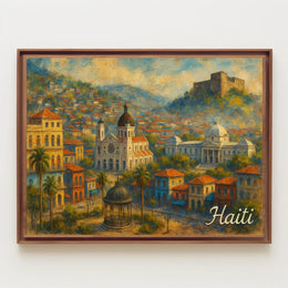 Scenic View of Haiti Poster