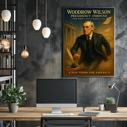 Woodrow Wilson Presidency Unbound Poster