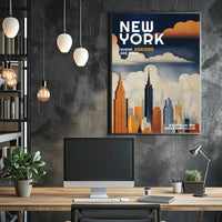 New York: Where Dreams Are Made Poster PosterGoat