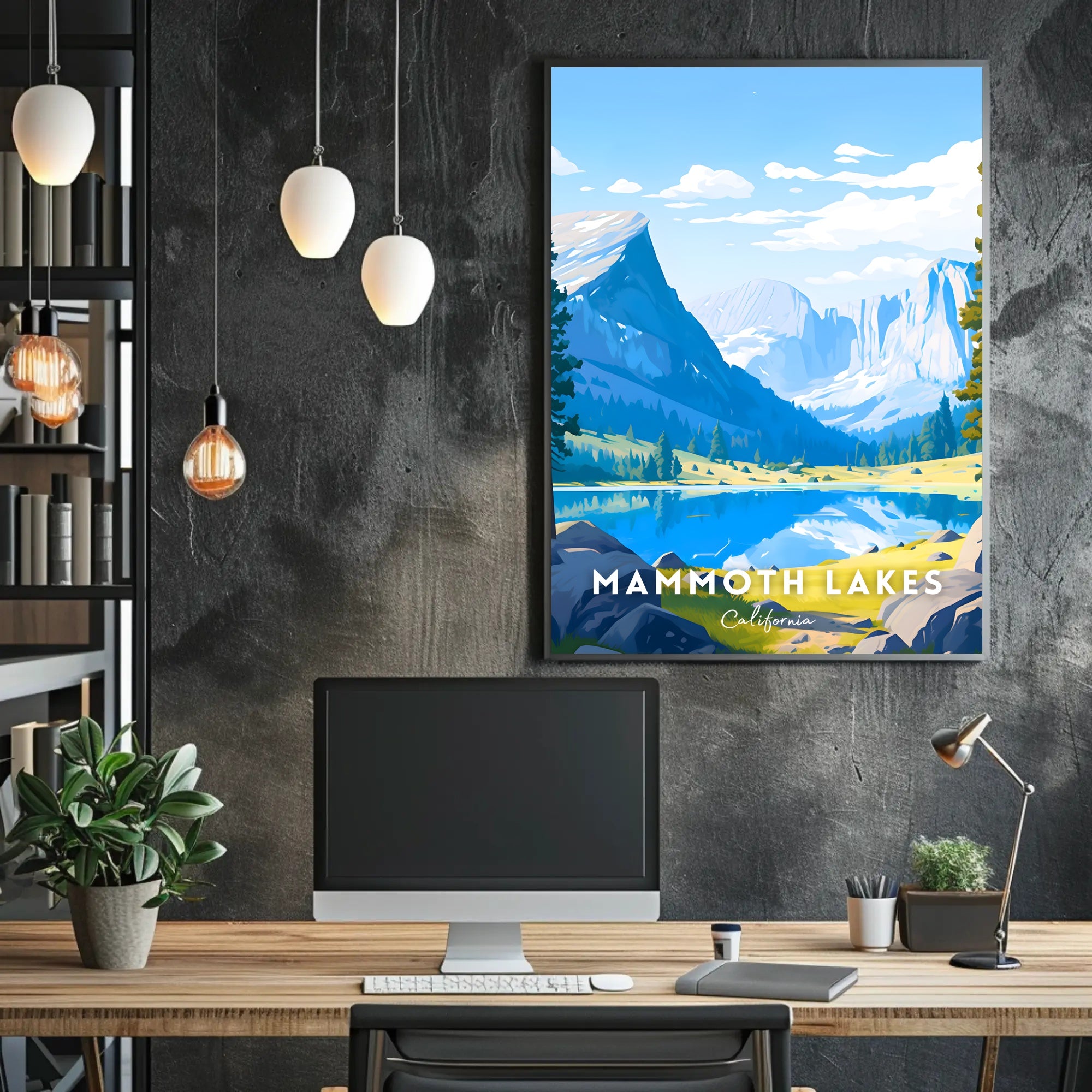 Scenic Mammoth Lakes Travel Poster