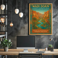 Wadi Doan YemenS Hidden Gem Poster
