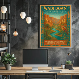 Wadi Doan YemenS Hidden Gem Poster