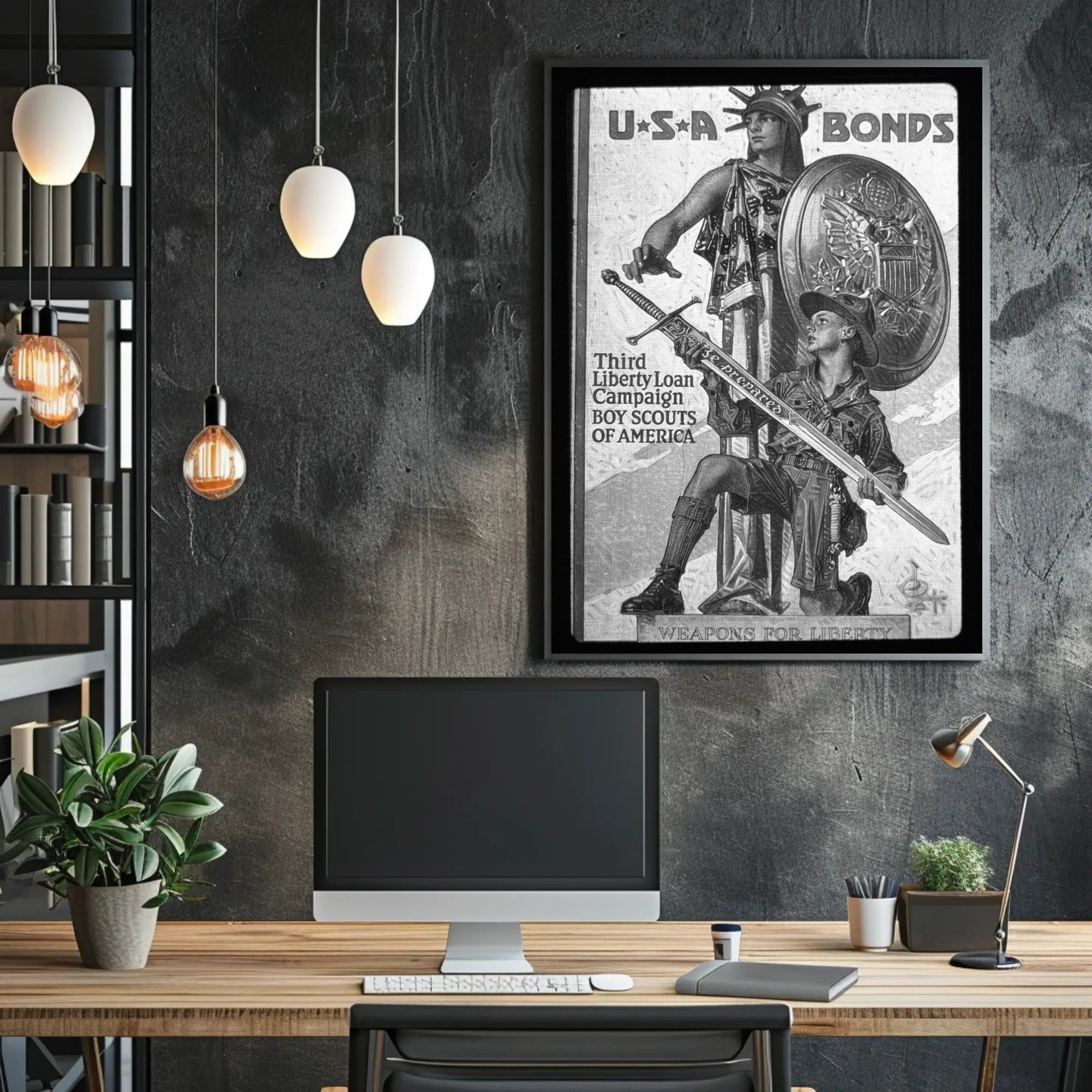 Third Liberty Loan Campaign Poster PosterGoat