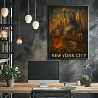 New York City Iconic Landmarks Poster