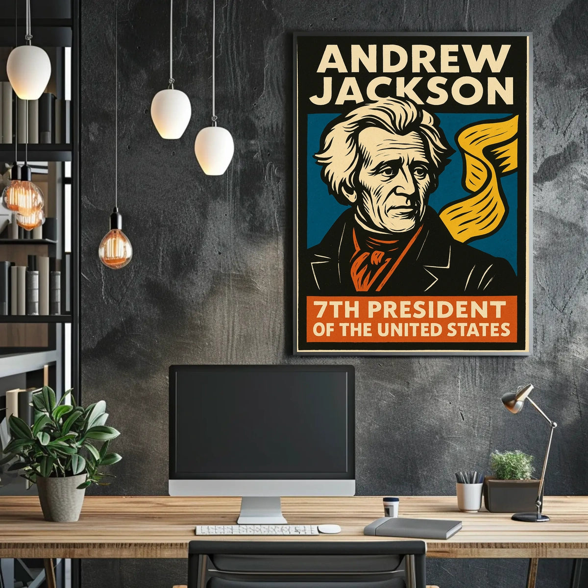Andrew Jackson 7th President Poster