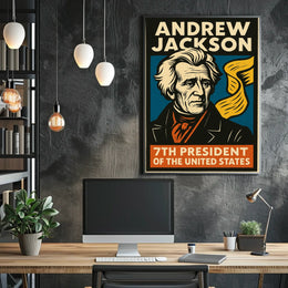 Andrew Jackson 7th President Poster