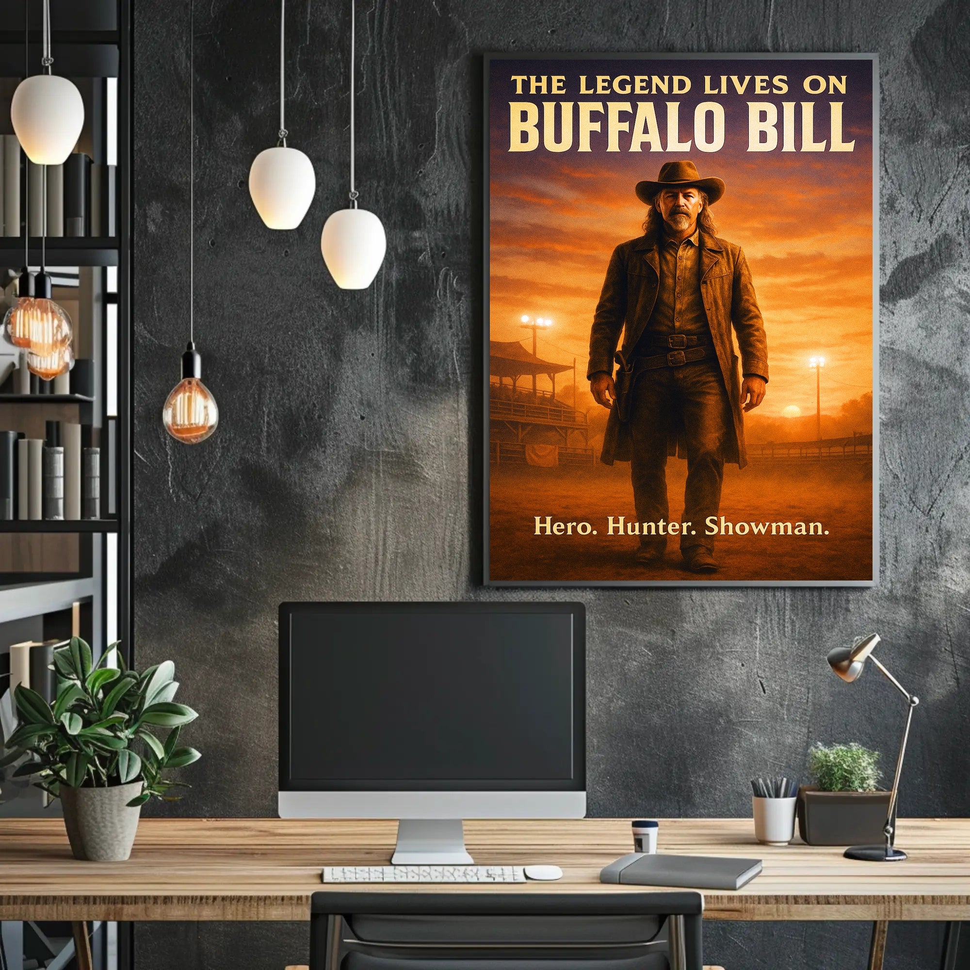 Buffalo Bill The Legend Lives On Poster PosterGoat