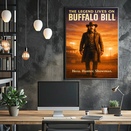 Buffalo Bill The Legend Lives On Poster PosterGoat