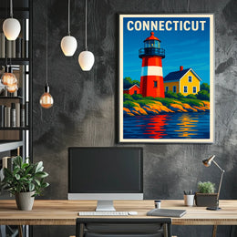 Connecticut Lighthouse Poster