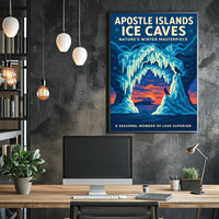 Apostle Islands Ice Caves Poster
