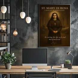 St. Mary di Rosa A Beacon of Compassion Poster PosterGoat