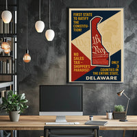 Delaware Constitution Ratification Poster PosterGoat